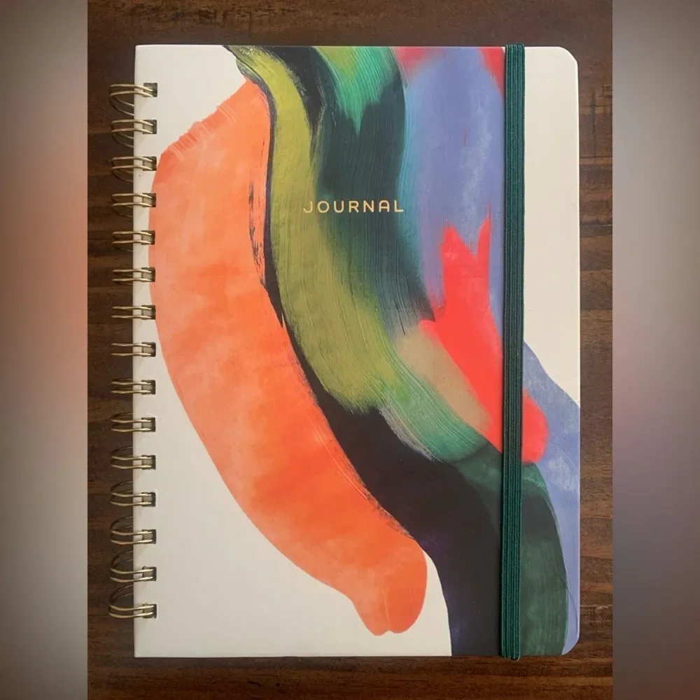 Threshold Abstract Brushstroke Journal Hard Cover